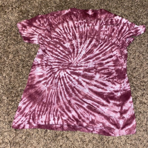 Purple tie dye shirt with the Japanese rising sun - Picture 2 of 3